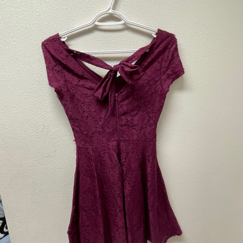 dress maroon worn once